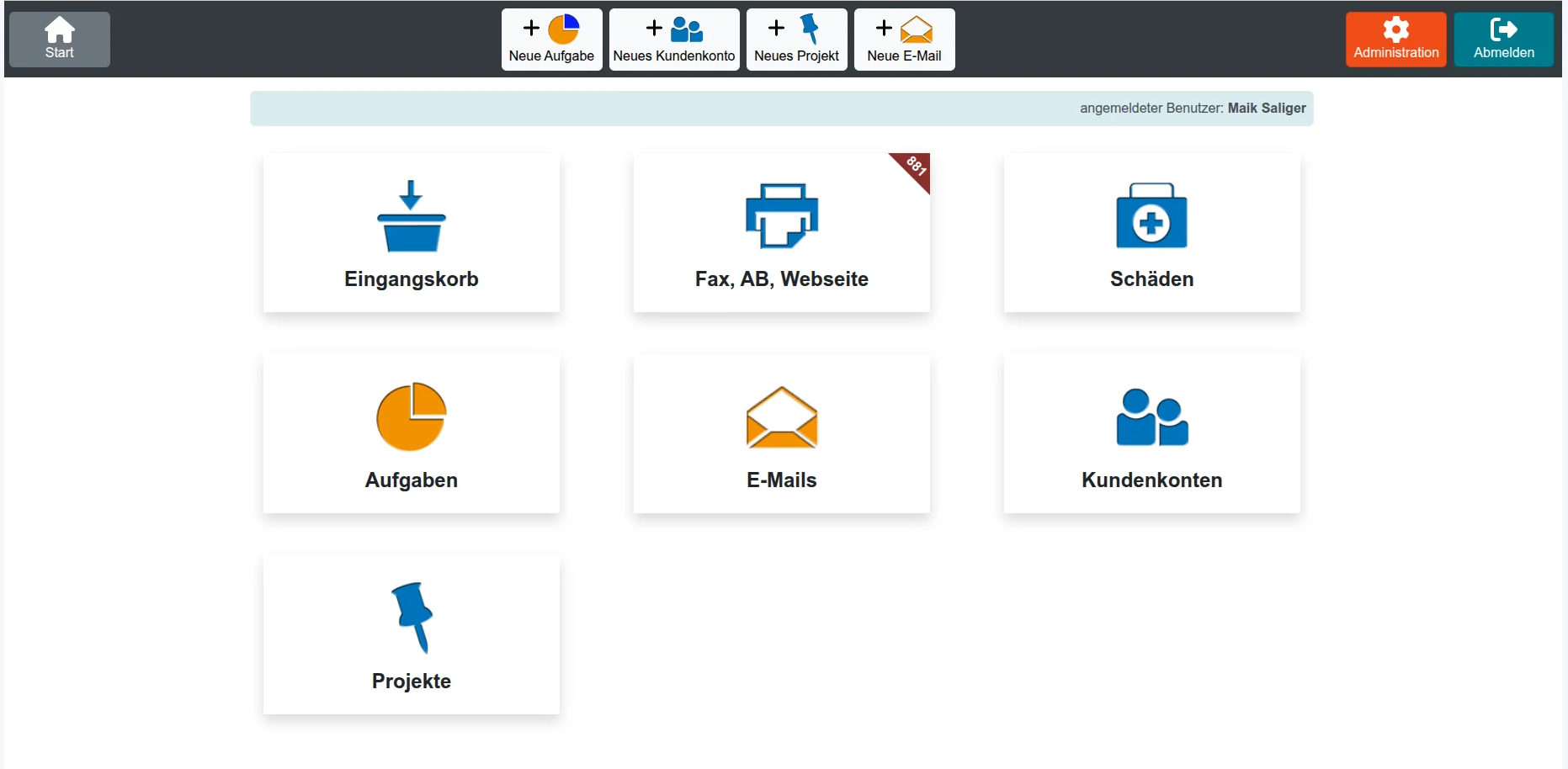 AlbCode CRM Dashboard