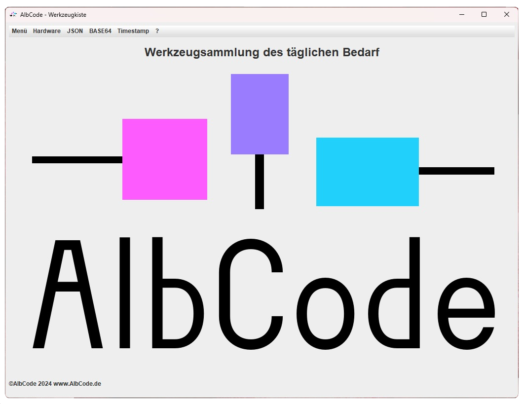 Die ToolBox von AlbCode toolbox
